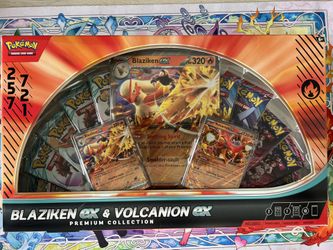 Pokemon Blaziken EX & Volcanion EX Premium Collection