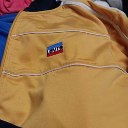 Levi's Large Yellow Sweat Jacket