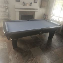 8ft Pool Table Blues Felt