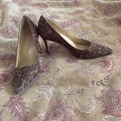 Leopard Print Heels  $15/ Size 5.5