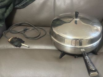 Stainless steel like NEW VINTAGE electric pan.