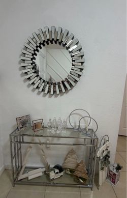 Glam entrance table