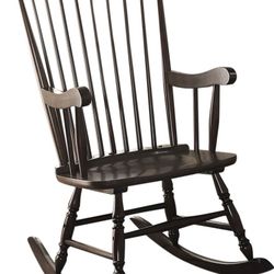 ACME  Natural Wood Rocking Chair 