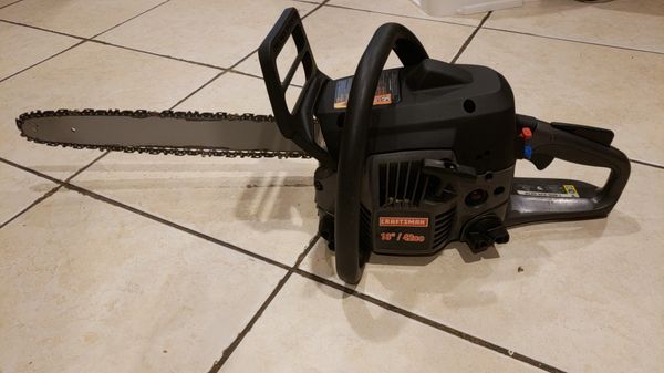 Craftsman Chainsaw 18 42cc Practically Brand Now With Original Case For Sale In Berlin Ct Offerup