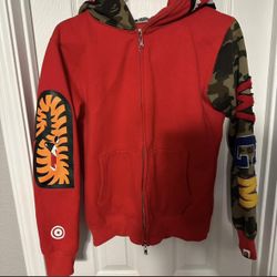 Red Bathing Ape Hoodie
