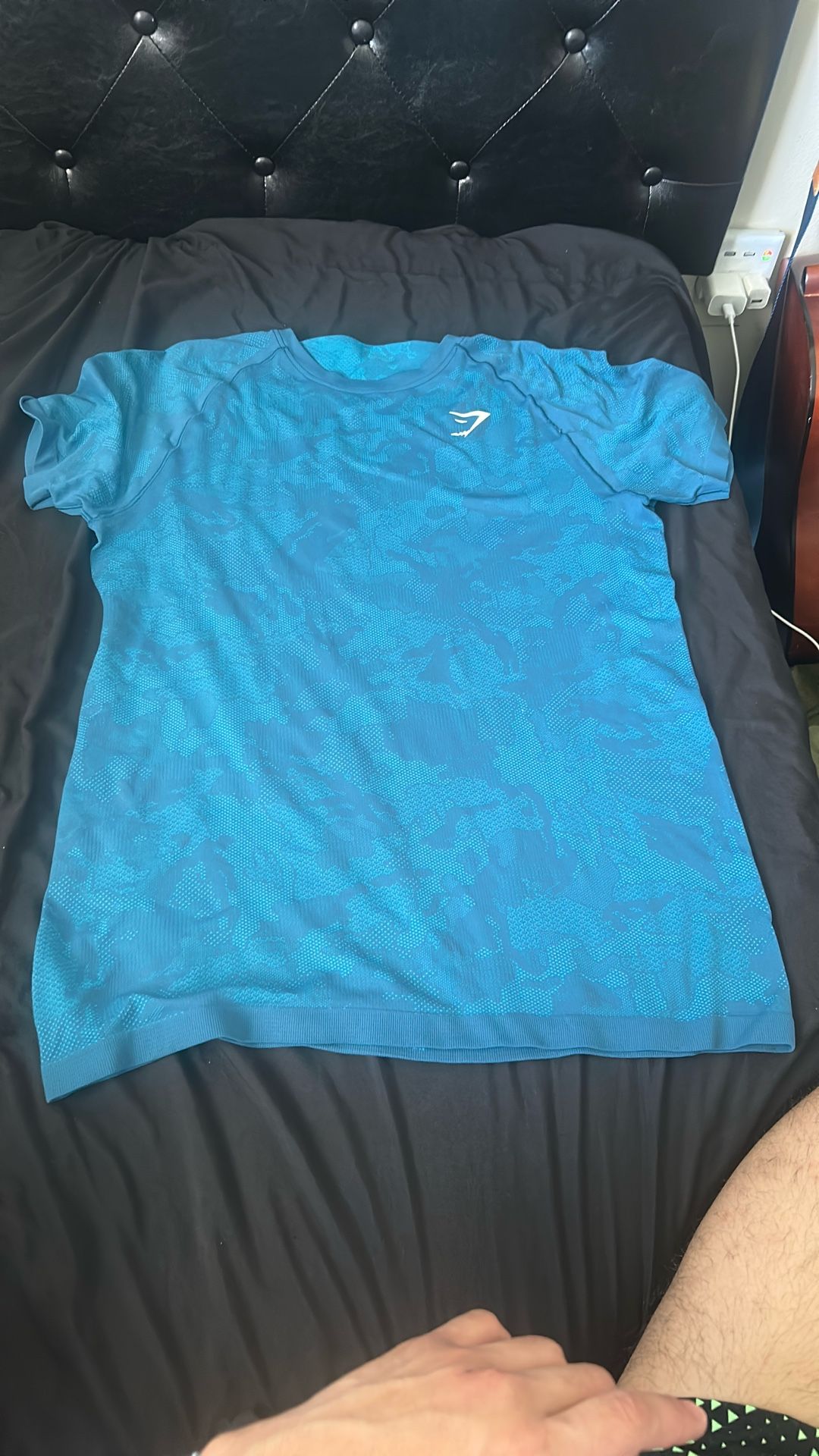 Gym Shark Compression Shirt Sz M