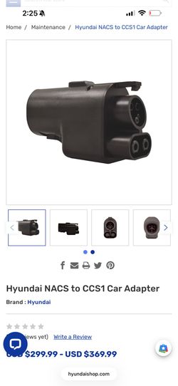 Hyundai NACS to CCS1 Car Adapter