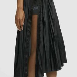 Nike x Sacai Womens Pleated Skirt CV5713-010 Black Size M $500 NEW RARE