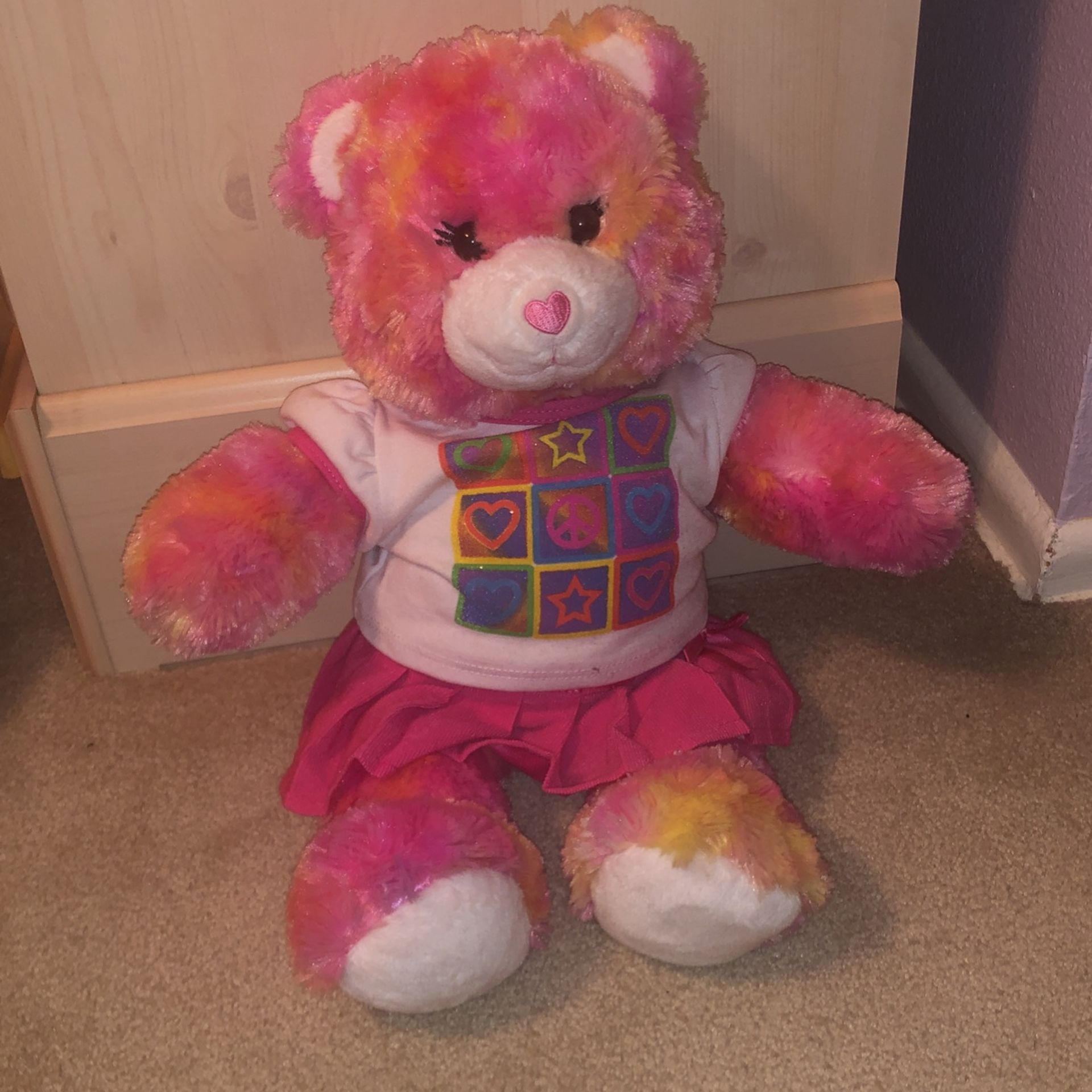 Pink & Orange Build-A-Bear