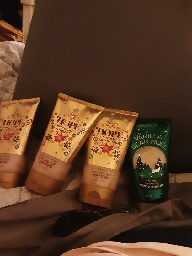 Brand New BATH And Body Body Scrubs