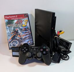 Sony PlayStation 2 Slim Video Game Console Bundle