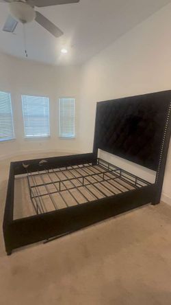 Bed frame and stacks free