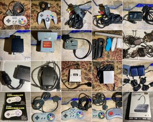 Nintendo Wii nes snes GameCube gameboy switch 64 controllers and Accessories for sale