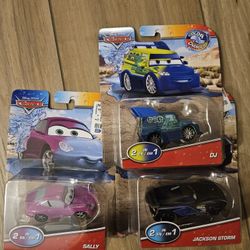 New Disney Pixar Cars Color Changers Lot 3pk DJ Sally Jackson Storm – New