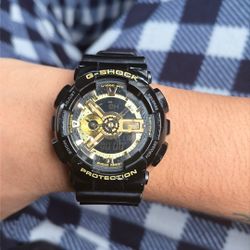 Black And Gold Casio G-Shock GA