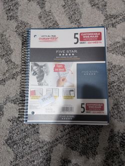 Five star notebooks /price below