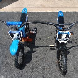 Two Yamaha Youth BMX Bikes