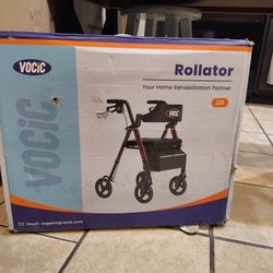 VOCIC  WALKER WITH SEAT (New) 