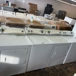 Matching Washer Dryer Sets.$425 Each Set Delivered Installed.$175 Each Set Picked Up.4m Warranty 