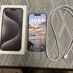 Iphone 15 Pro 256gb UNLOCKED