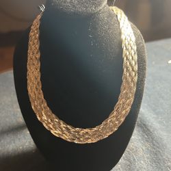 NEAR SPOT PRICE SALE ‼️ - Sterling Silver Woven Link Medium Length Necklace 