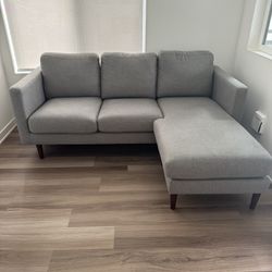 Grey Couch - Mid Century Modern