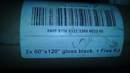 Black glosss wrap