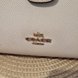 Coach Small Wallet In Beige