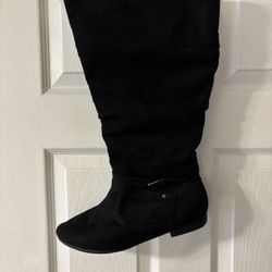 Black Boots Wide Calf Size 10W