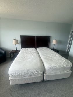 Twin Bed and end tables