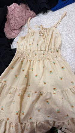 yellow dress size smal