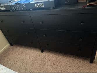 Ikea Dresser 6 Drawer Black