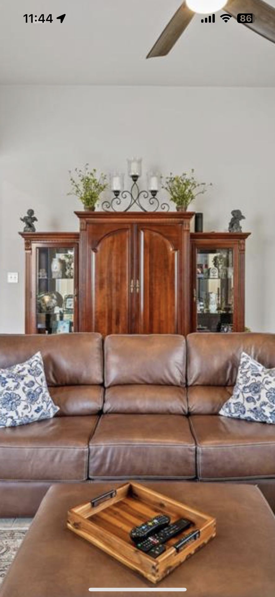 Ethan Allen Entertainment Wall Unit.