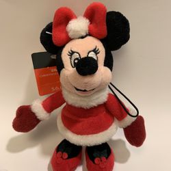 Disney Minnie Mouse Christmas Hanging Plushie