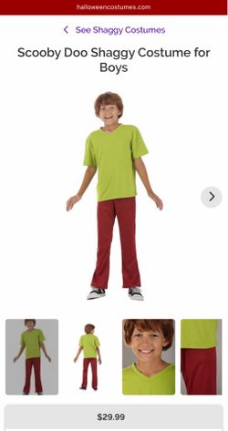 Shaggy Costume - size 10/12