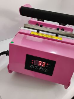 Pink Mug and Tumbler Heat Press