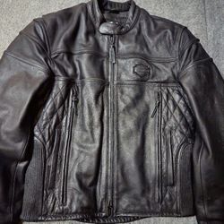 Harley Davidson Black Leather Jacket 