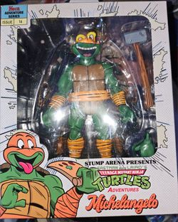 NECA TMNT Adventures Michelangelo Action Figure Issue 16