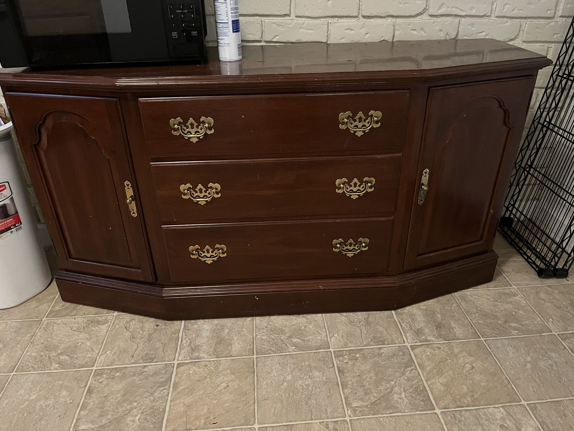 E. Allen China Cabinet