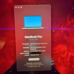 Macbook Pro 16”