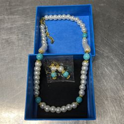 Costume Jewelry In Box Necklace, And