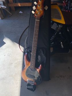 Sterling by music man 5 string bass guitar