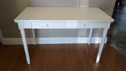 White desk