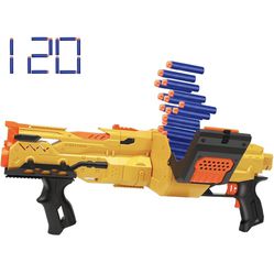 Toy Gun for Nerf Guns Darts, Automatic Machine Gun with 40 Dart Magazine, Electric Toy Foam Blaster with 120 Bullets, Motorized Toys for 8-12 Year Old