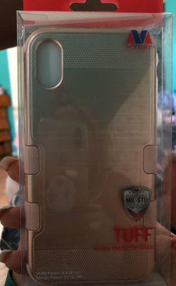 iPhone X Phone Case Rose Gold/Baby pink