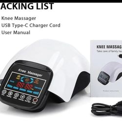 Knee Massager 3 in 1, Adjustable Temperature, Vibration, 3D Massage, Cordless Portable Knee Massager with LED Large Screen
Model HY-991
New condition 