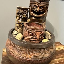 Hawaiian Tiki Desk Decor