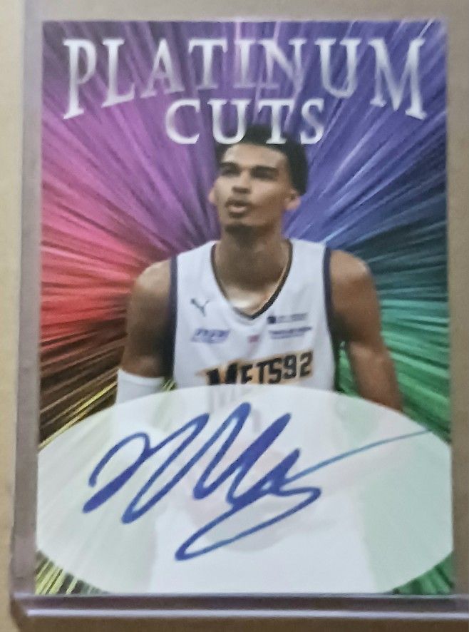 Super Nice Victor Wembanyama Platinum Cuts Rookie Card