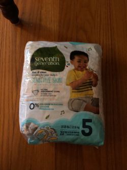 Seventh generation diaper size 5