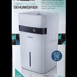 New! Nizoni Compact 1.2L Dehumidifier 